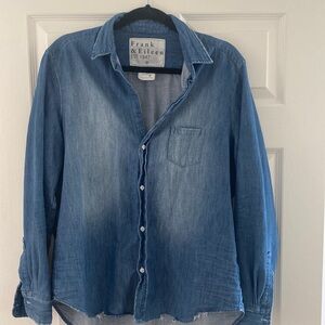 Frank & Eileen denim button up shirt
